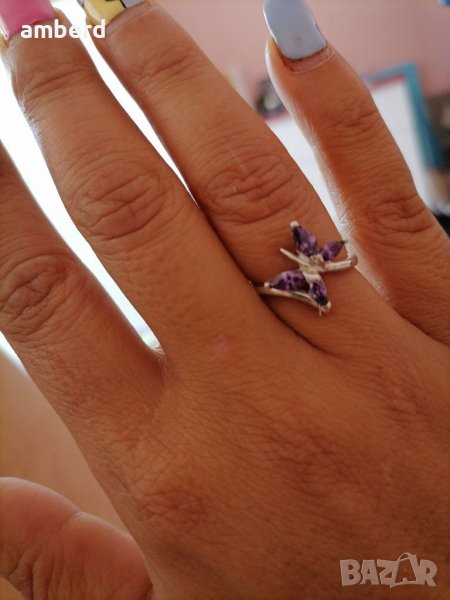 Сребърен пръстен модел R067, снимка 1