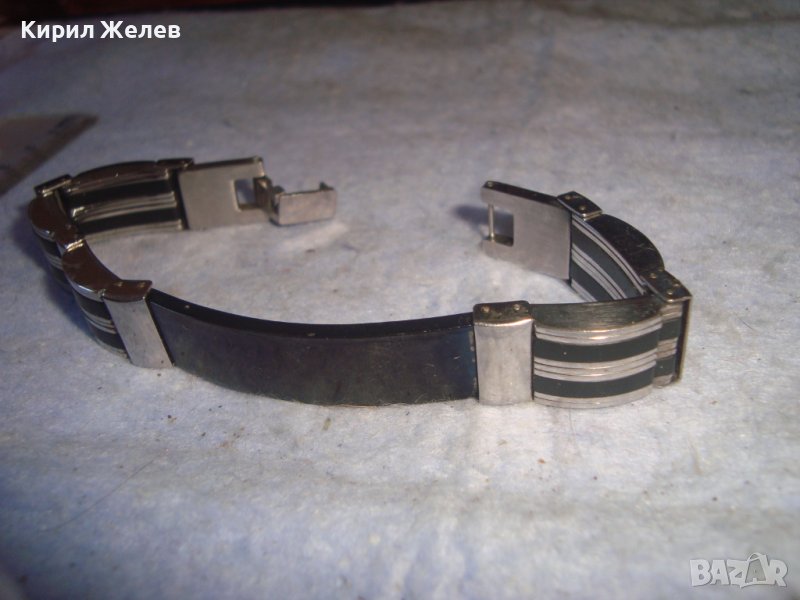 СТИЛНА МОДНА КРАСИВА АРТ ГРИВНА от БЛАГОРОДНА НЕРЪЖДАЕМА СТОМАНА 27954, снимка 1