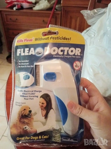   Електрически гребен против бълхи , снимка 1