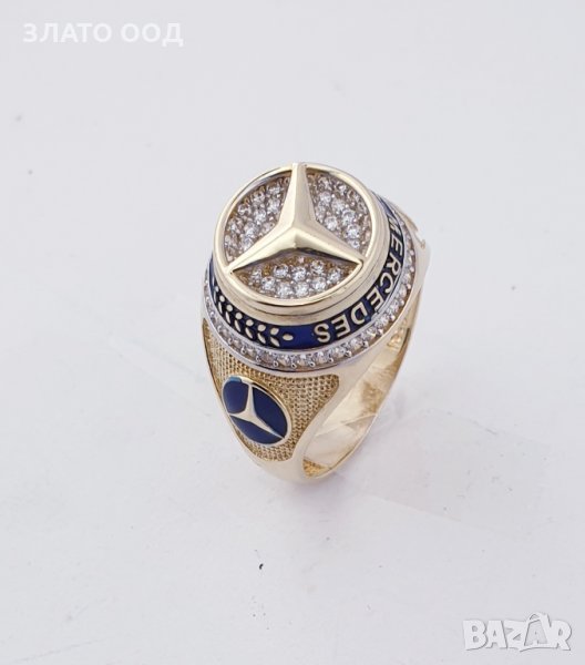 Златен пръстен Мерцедес, снимка 1