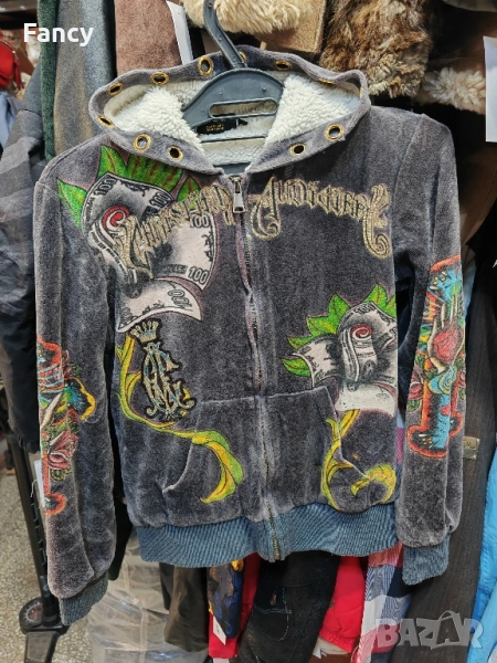 Страхотен Суитшърт, полар Christian Audigier, снимка 1