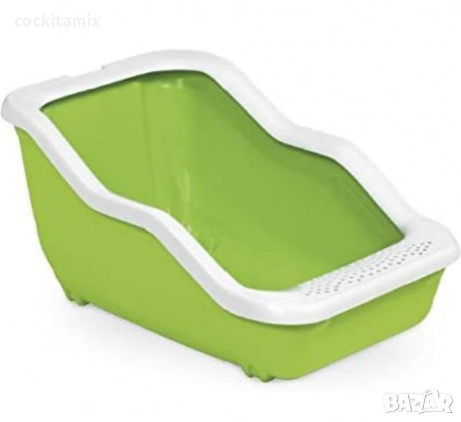 Открита котешка тоалетна НЕТТА зелена 54 / 39 / 29 височина, снимка 1