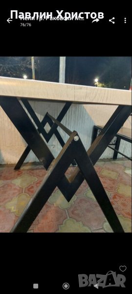 Изработка на различни видове крака за маси, рамки и други изделия от метал, метал - дърво , снимка 1