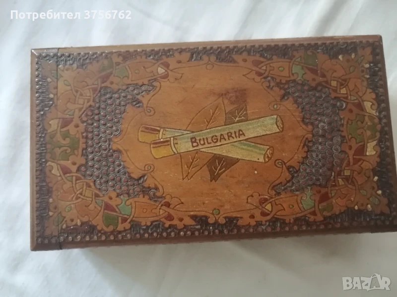 Продавам старинна кутия за цигари, снимка 1