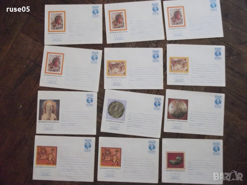 Лот от 12 бр. пощески плика, снимка 1