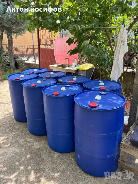 Пластмасови бидони 220л, снимка 1