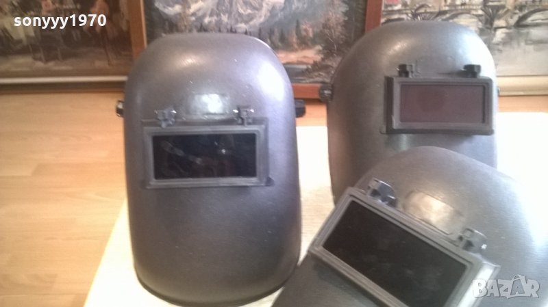 шлем за заваряване с две стъкла-30лв за броика, снимка 1