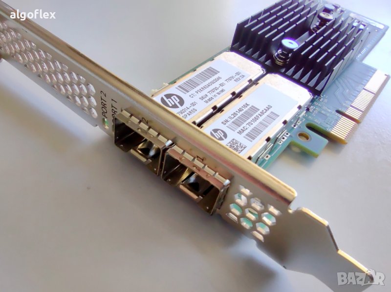 10Gb HPE 546SFP+/Mellanox ConnectX 3 PRO PCIe 3.0 x8 DP Мрежов Адаптер, снимка 1
