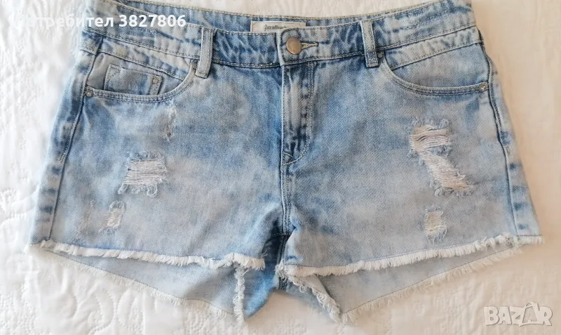 Къси летни дънки Страдивариус, снимка 1