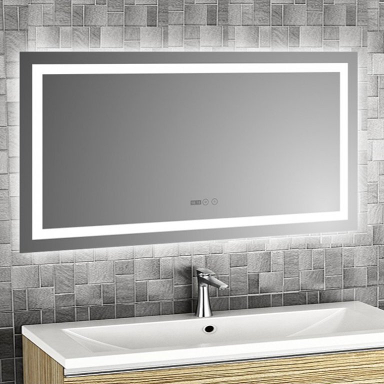 Огледало за баня с LED осветление 120×60 см и система против замъгляване  “Anti fog” в Огледала в гр. Пловдив - ID27504978 — Bazar.bg