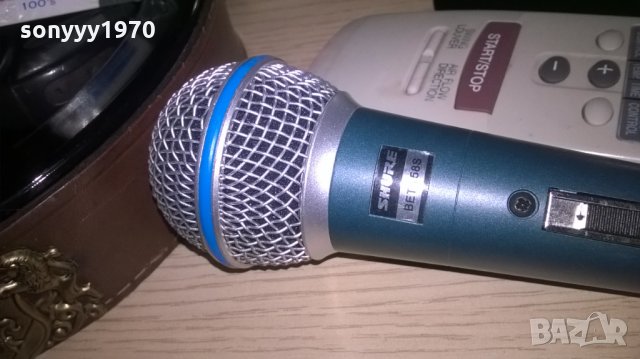 SHURE BETA SM58S-PROFI MIC-ВНОС ШВЕИЦАРИЯ, снимка 3 - Микрофони - 27120539