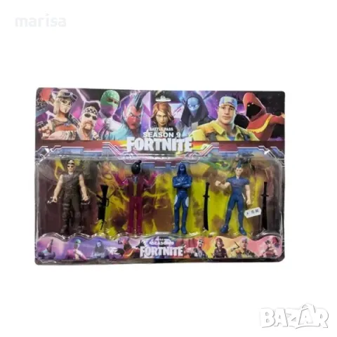 Комплект фигури Fortnite, фигурки Фортнайт, 4 броя