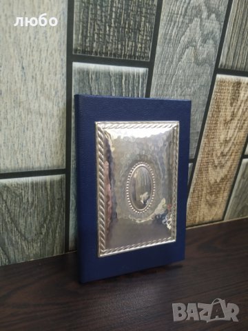 Бележник със Сребърен Обков 0,925 Италиански , снимка 2 - Други ценни предмети - 43131269