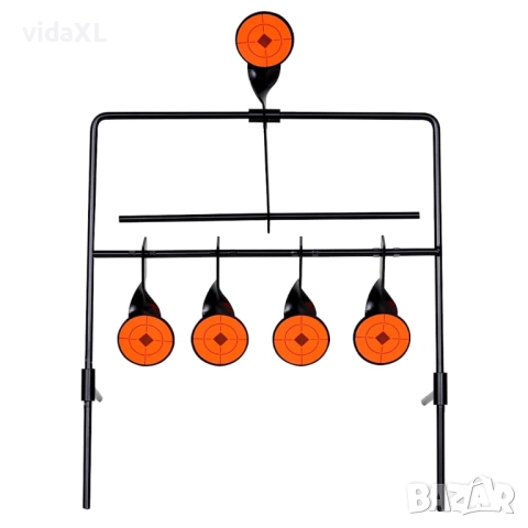 vidaXL Автоматична мишена за стрелба с 4 + 1 ротационни цели(SKU:90830), снимка 2 - Други спортове - 52920502