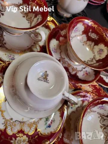 Königlich чашки с подложни чинийки и десертни чинийки , снимка 15 - Сервизи - 49445827