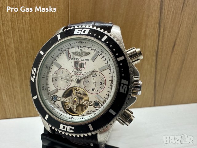 Часовник Breitling Автоматичен Chronometre Super Ocean Modified Неръждаема стомана Минерлно стъкло К, снимка 4 - Мъжки - 44025659