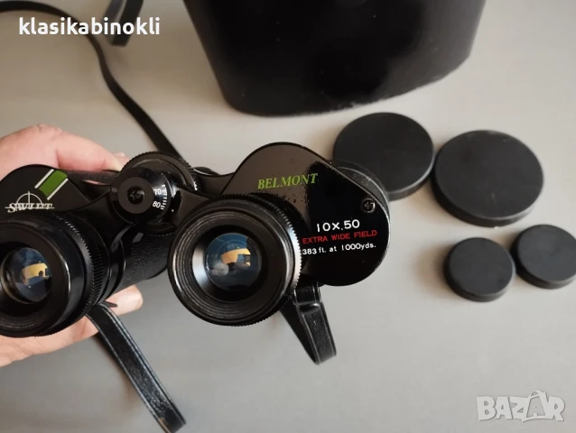 ТОП Морски и Ловен Японски Бинокъл SWIFT BELMONT 10x50, снимка 5 - Екипировка - 51256830