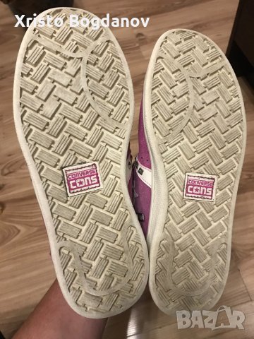 Дамски велурени кецове ,,Converse” номер 41, снимка 5 - Кецове - 32869445