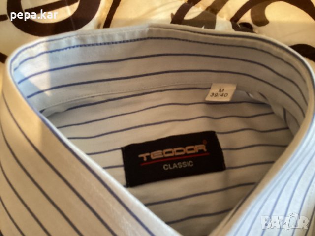 Мъжки ризи Teodor М размер За 2 отстъпка, снимка 3 - Ризи - 43485460