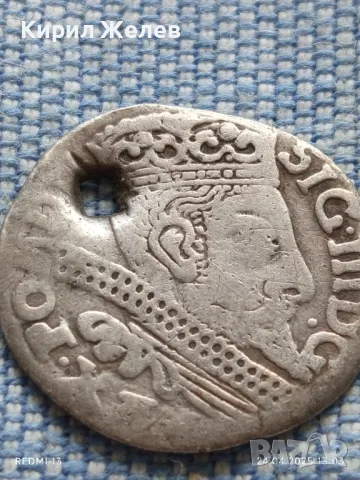 Сребърна монета Сигизмунд трети рядка за КОЛЕКЦИОНЕРИ 26754, снимка 2 - Нумизматика и бонистика - 50019650