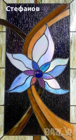 Светещо декоративно пано за стена, витраж, "Тифани"