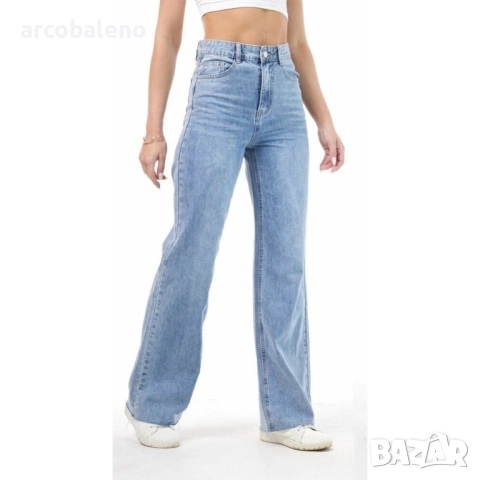 Дамски дънки с висока талия , снимка 3 - Дънки - 52152896