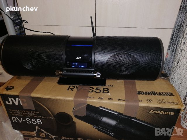 JVC RV-S5E WiFi DLNA, Bluetooth, USB, SD карта, iPod(R)/iPhone(R), Air Play(R) - Черен, снимка 6 - Аудиосистеми - 43458990