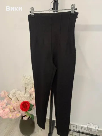 Черен клин / панталон Zara, снимка 4 - Панталони - 49456485