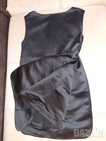 Стилна черна рокля, снимка 3 - Рокли - 27228509