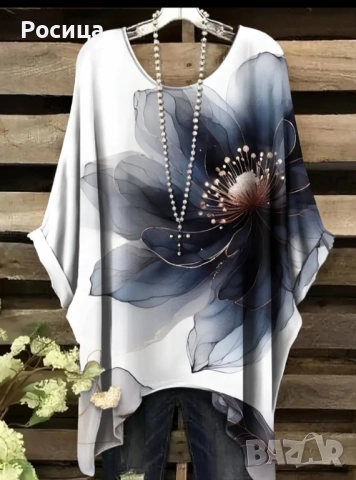 Дамски блузон туника размер 3ХЛ дължина до 90 см ново 