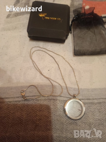 Синджир с медальон глухарче НОВО