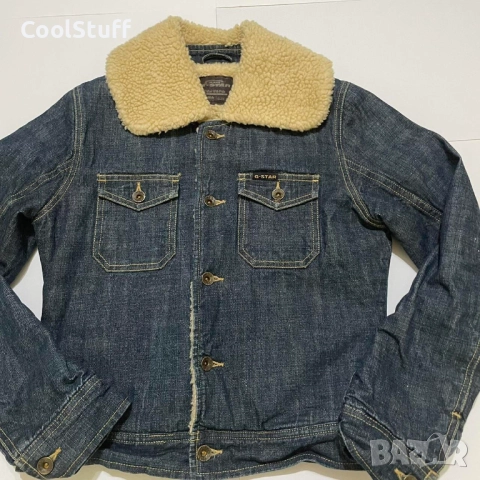 Дамско Зимно Дънково Яке G-Star Raw Denim, снимка 3 - Якета - 52656125