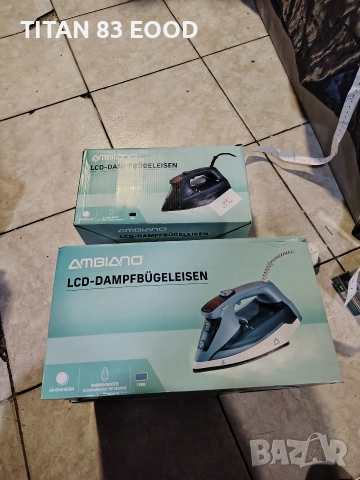 Парна ютия AMBIANO с LCD дисплей, снимка 5 - Ютии - 52954379