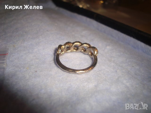КРАСИВ ФИН СКЪПОЦЕНЕН АЖУРЕН ФЕШЪН АРТ СРЕБРИСТ ПРЪСТЕН 27753, снимка 3 - Пръстени - 37442785
