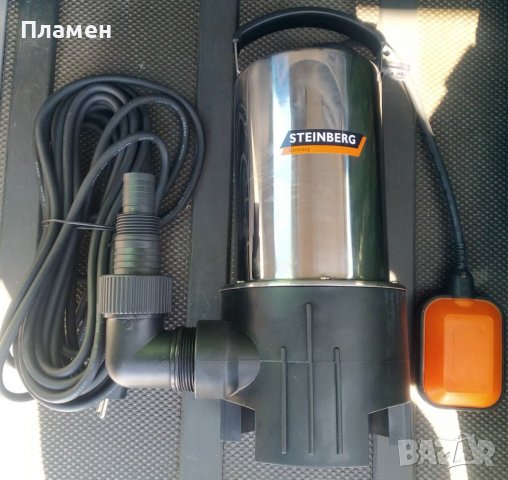 Потопяема помпа за мръсна вода Steinberg SWP 1100 Inox S, 1100W, 20.000 л/ч, Дълбочина на потапяне м, снимка 4 - Градинска техника - 38152577