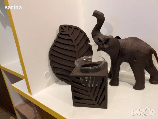 Свещник и слонче, снимка 3 - Декорация за дома - 52180847