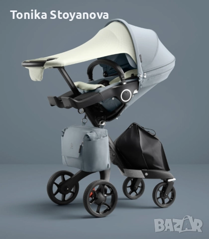 Бебешка количка STOKKE Xplory v6 limited edition - Tranquil Blue