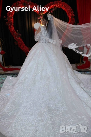 Булчeнска рокля , снимка 4 - Сватбени рокли - 53446289