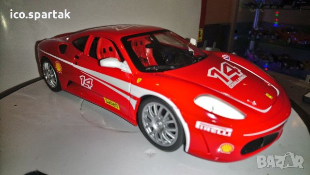 Ferrari 1 18 430 Challenge Hot whеels black , снимка 12 - Колекции - 32338202