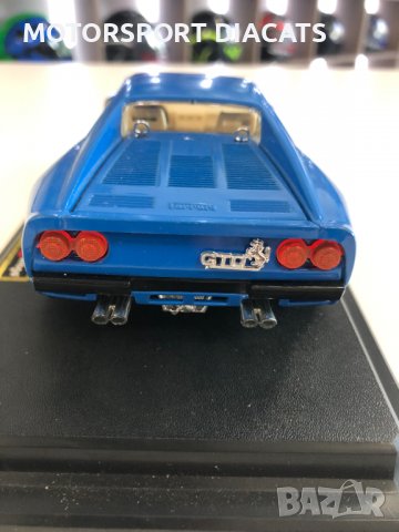 BBURAGO метална колекционерска количка FERRAR GTO 1989 1:24 нова, снимка 6 - Колекции - 37585488