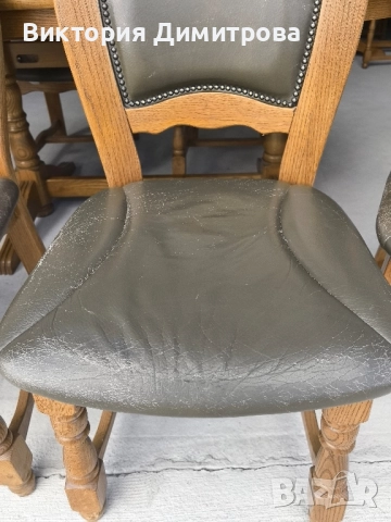 Комплект от 6 трапезни стола , снимка 4 - Столове - 51738273