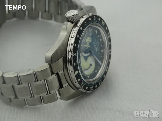 ВОСТОК АМФИБИЯ АВТОМАТИЧЕН ref: 14038Б - “КОСМОДАЙВЕР” - “LUNA DUDE” 1 - 24 ЧАСА - ЛИМИТИРАН 2000 бр, снимка 13 - Мъжки - 51304499