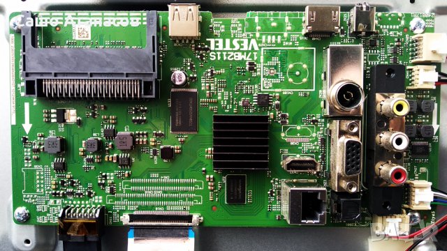 CROWN 43770FWS със счупена матрица ,17IPS62 ,17MB211S ,VES430UNDH-2D-N41 ,PT430CT02-1-C-5 ,17WFM07, снимка 9 - Части и Платки - 32714492