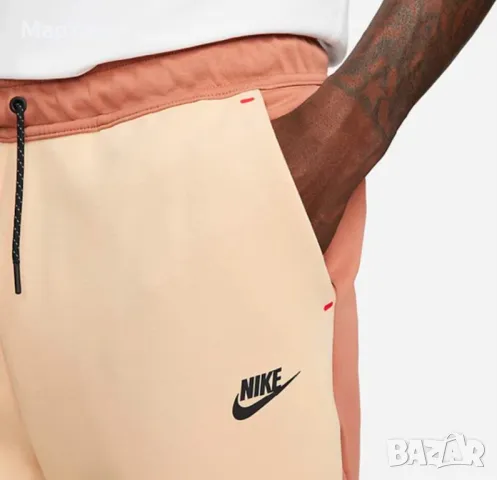Мъжко долнище Nike Tech Fleece Mineral Clay Onyx - размер L, снимка 2 - Спортни дрехи, екипи - 48235653