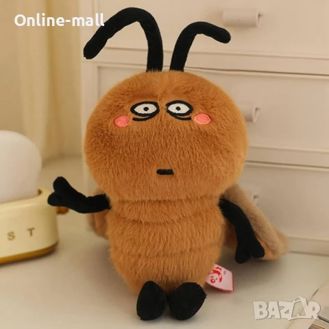 Плюшена играчка Хлебарка, 25см Смешна плюшена играчка 