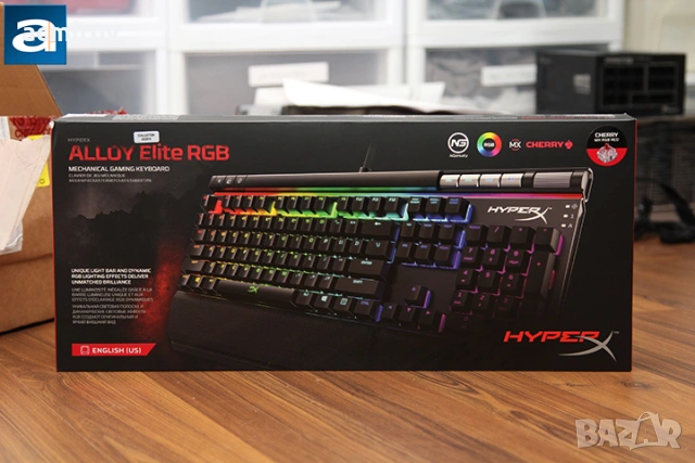 Чисто нови механични гейминг клавиатури HyperX Alloy Elite RGB, USB Hub, снимка 2 - Клавиатури и мишки - 52428858
