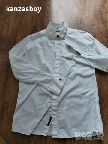 balmain paris - страхотна мъжка риза КАТО НОВА М, снимка 5 - Ризи - 51501568