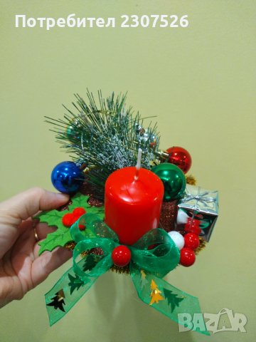 Коледни свещници , снимка 2 - Стайни растения - 43349273