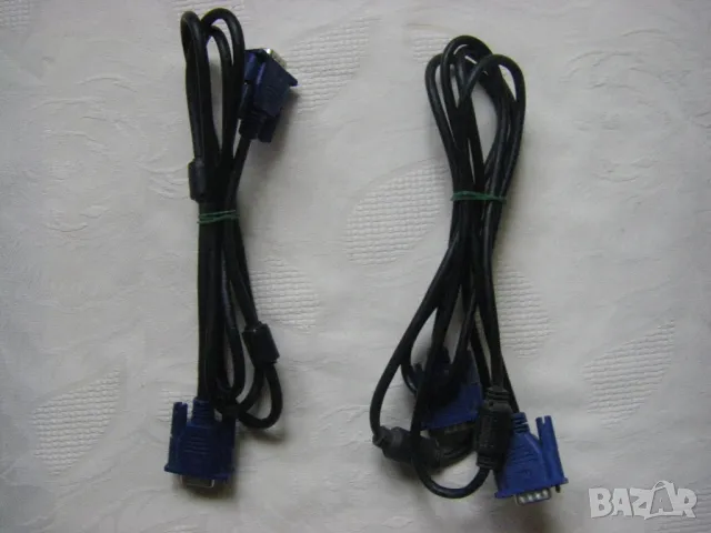 Нови VGA кабели за монитор - 2 броя 