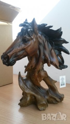 Статуетка Кон Глава Нова 28см, снимка 3 - Статуетки - 34597724